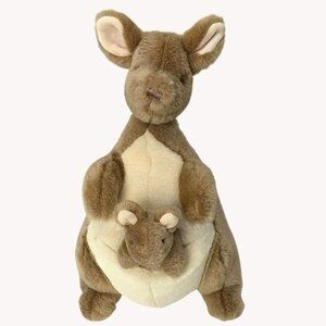 Vintage Disney Kanga & Roo Classic Pooh Gund Kangaroo Joey Plush Stuffed Animal
